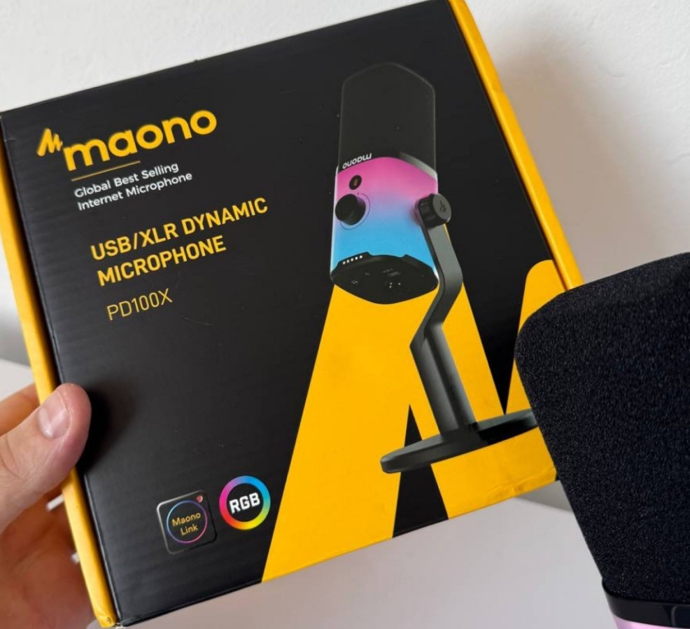 Мікрофон Maono PD100X RGB геймерський стрімів та подкастів fifine xlr. Київ - фото 1