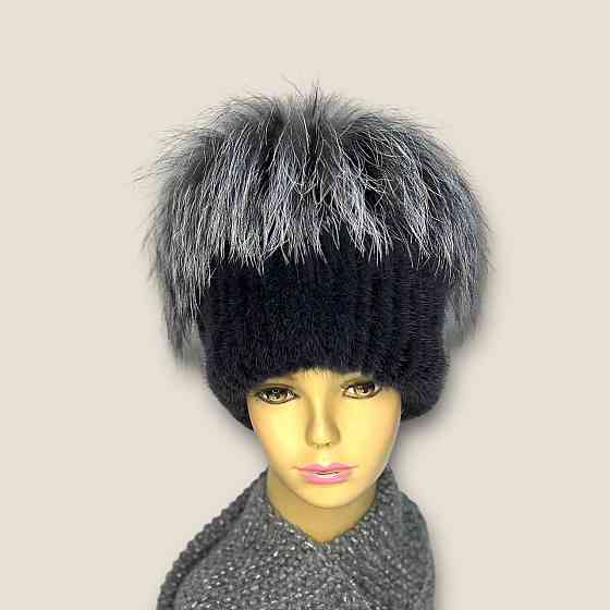 Шапка женская меховая Джесика Графитовый Харьков