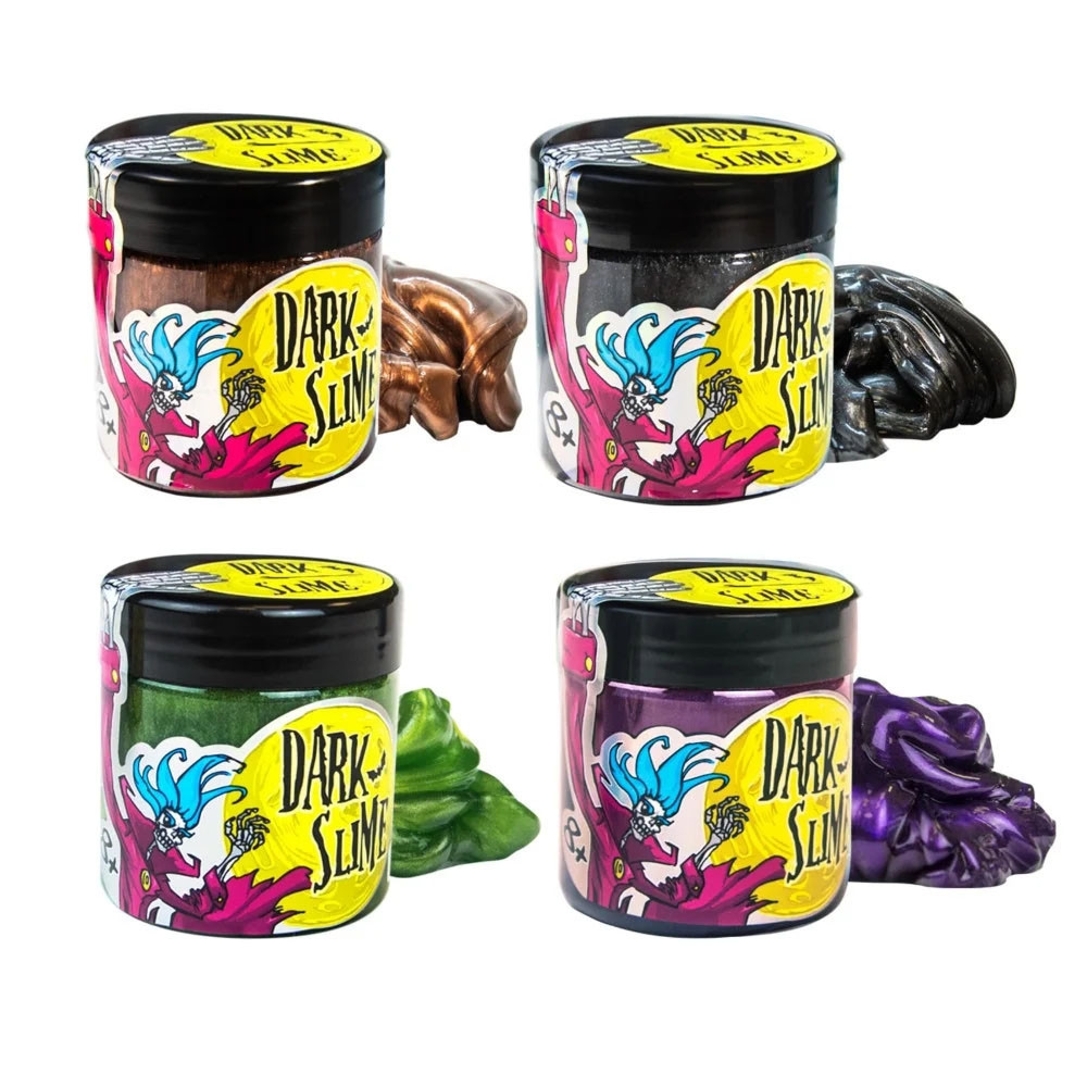 Слайм 71832 (укр) "Dark slime - перламутровий" - 0,150 кг, в асорт., в блоці 12 шт, в кор-ці 48 шт, шт Київ - фото 1