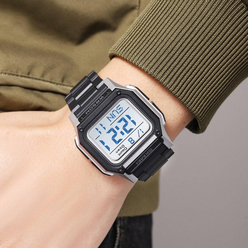 Skmei 2264BKSIWT Black-Silver-White SBR Киев - изображение 4