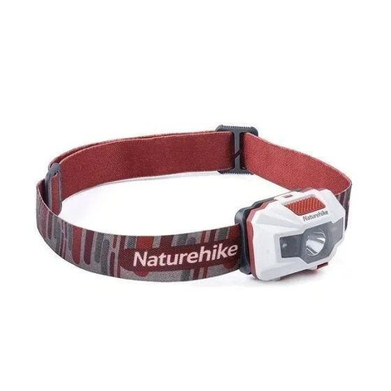 Налобный аккумуляторный фонарь Naturehike TD-02 NH00T002-D Бело-красный Винница