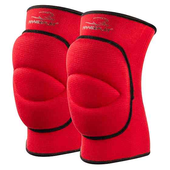 Наколінники PowerPlay PP-8000 Elastic Knee Support (пара) червоні L Каменское