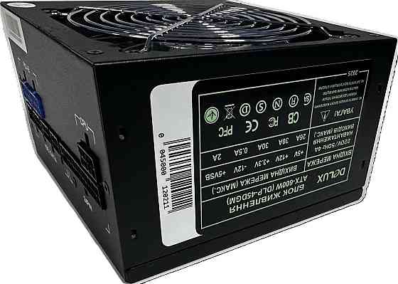 Блок живлення Delux DLP-45DGM 600W ( Чорний ) Харків