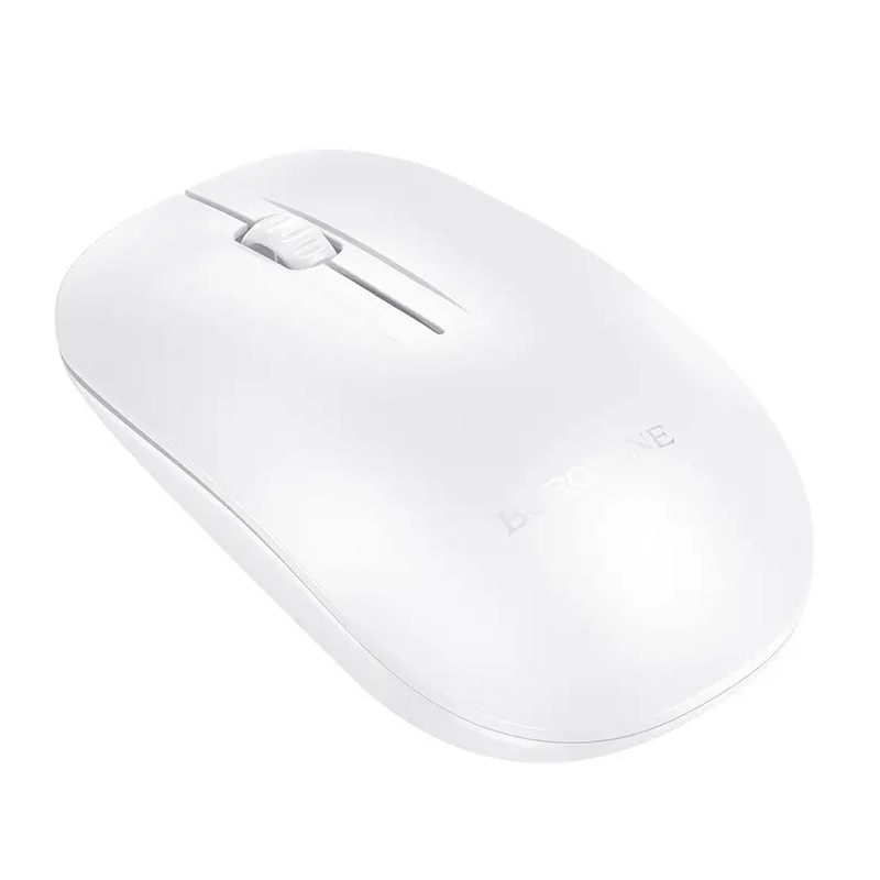 Компьютерная мышь BOROFONE BG14 Planet 2.4G business wireless mouse White Одесса - изображение 1