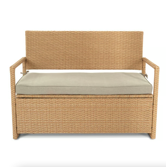 Садова лавка Di Volio Verbana з місцем для зберігання бежевий Киев - изображение 2