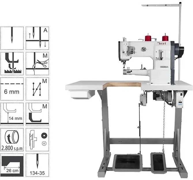 Швейна машина Texi Stebnówka Hd Forte Cilindro-B Uf Premium - Lamowarka, Tapicerska Z Potrójnym Transportem (TEX000092) Київ - фото 1