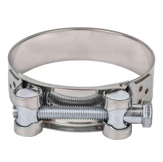 Хомут силовой нержавеющий 24мм Ø80-85мм (КРАТНО 5шт) SIGMA (2508241) Киев