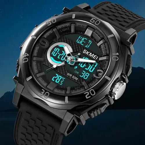 Армійські наручні годинники для чоловіків SKMEI, Захисні тактичні годинники Водонепроникні PZ-85 Львів - фото 10