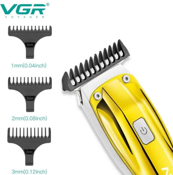 Машинка тример для бороди волос VGR V-956 тример акумуляторний. Харків - фото 1