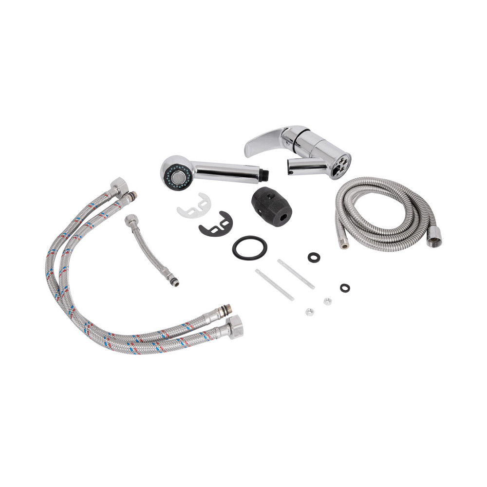 Смеситель для кухни Lidz Mars 011 с выдвижным изливом (k40) LDMAR011CRM34859 Chrome Киев - изображение 13