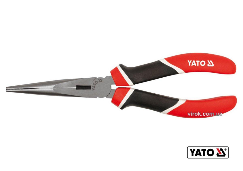 Щипці видовжені плоскі YATO : CrV, L= 160 мм [6/60] Одесса - изображение 1