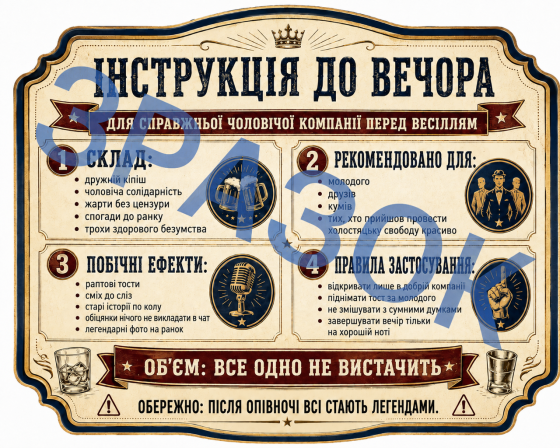 Этикетки на бутылку для мальчишника, наклейки на алкоголь на холостяцкую вечеринку, именной подарок для друга Одесса