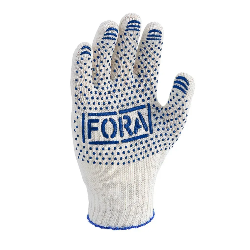 15000 Рукавичкі трикотажні білі з малюнком пвх 10 клас (3 пари) Житомир - фото 1