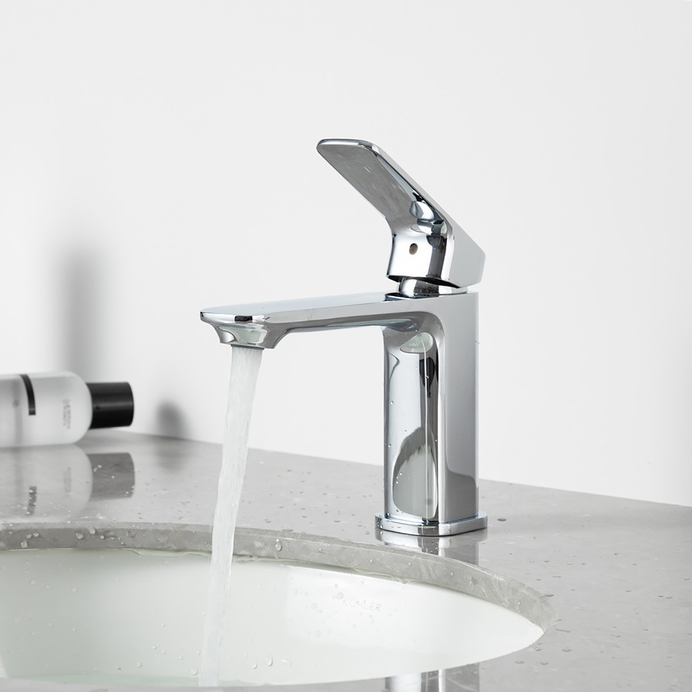 Смеситель для умывальника GAPPO G1028, хром Киев - изображение 4