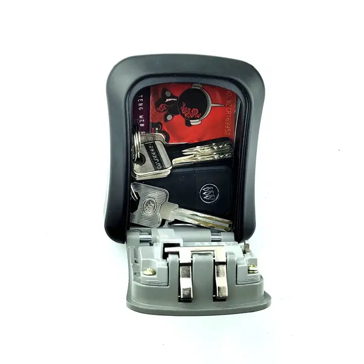 Портативний настінний сейф для ключів із кодовим замком (Сірий) Київ - фото 4