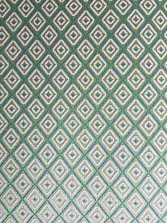 Шпалери текстильні еко 0.53х10.05 Rasch Textil Valentina класика фігури ромби структурні різні кольори Київ