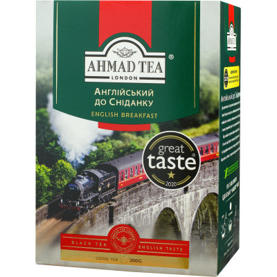 Чай Ahmad Tea Английский к завтраку 200 г (54881001434) Винница - изображение 1