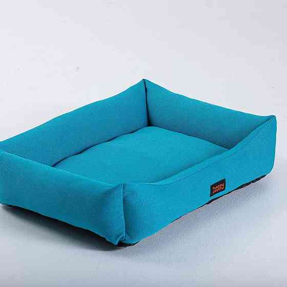 Лежак для собак и котов Happy Peppy (Хэппи Пеппи) Sofa Рогожка 70х110, Голубой Запорожье