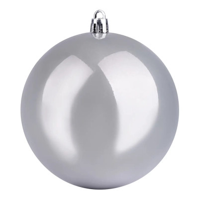 Елочная игрушка YES! Fun 10 см, серебряная, перламутровая (973503) Винница - изображение 1