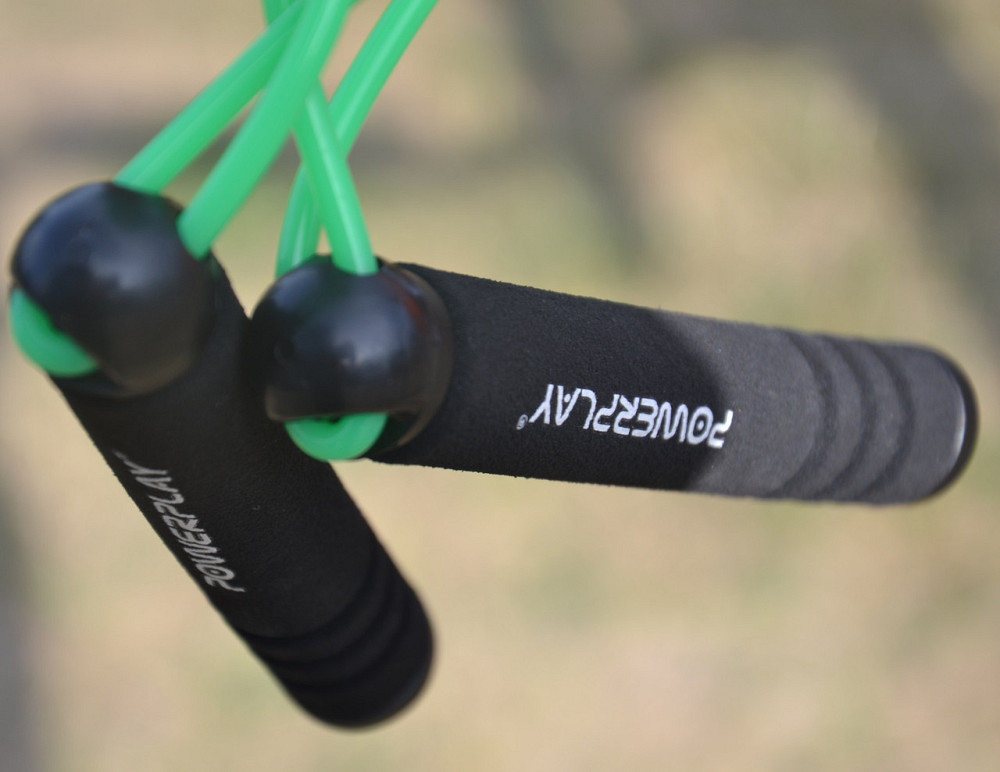 Скакалка PowerPlay 4205 Classic Plus Jump Rope Зелена (2,7m.) Кам'янське - фото 8