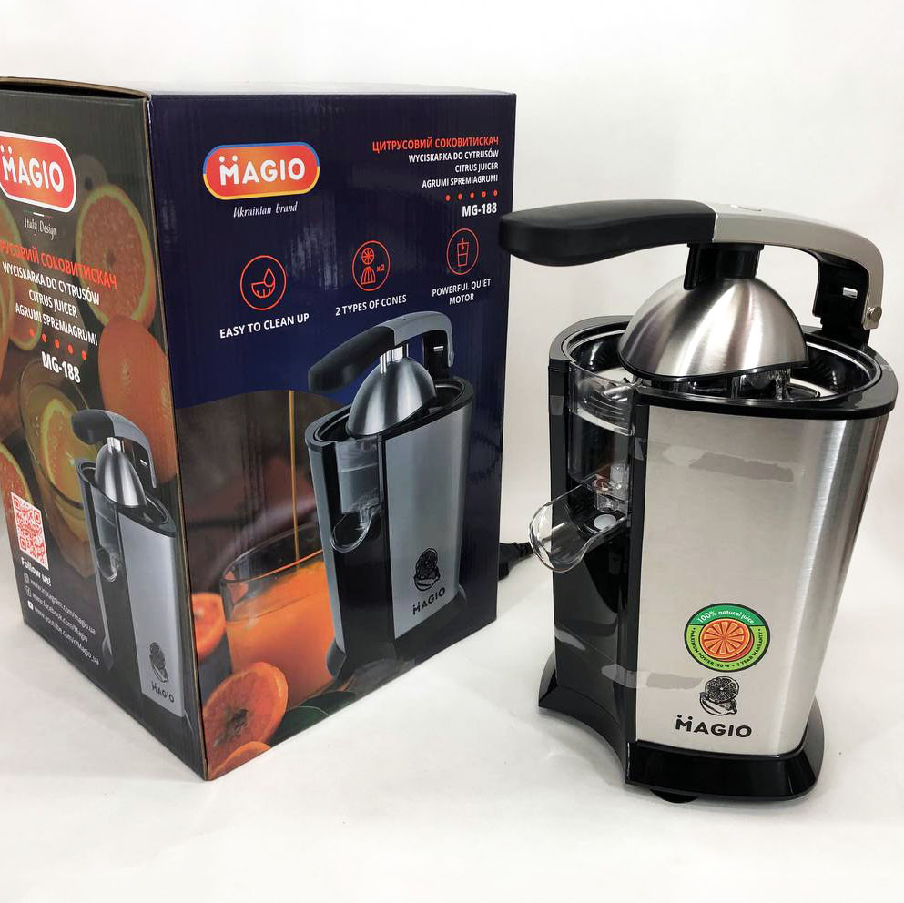 Соковитискач для цитрусових MAGIO MG-188, соковитискач для яблук, соковитискач для ягід XO-26 Львів - фото 11