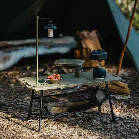 Складаний стіл Naturehike CNK2450JJ025, 80х40 см, алюміній, оливковий Київ