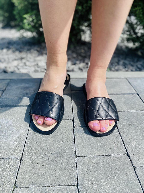 BENZ Шльопанці жіночі BENZ Di 53 чорні (літо, шкіра натуральна) (3989) Коломыя - изображение 5