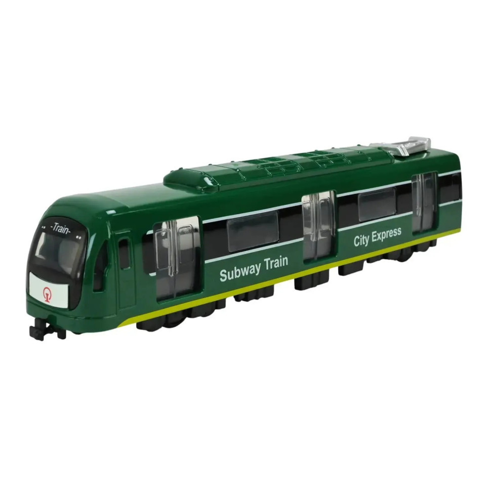 Дитячий ігровий потяг 731-27K(Green) зелений, світиться, 23х4х5 см Вінниця - фото 1