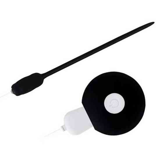 Уретральний катетер "Galaku" - 20 режимів вібрації - USB - Чорний Вінниця