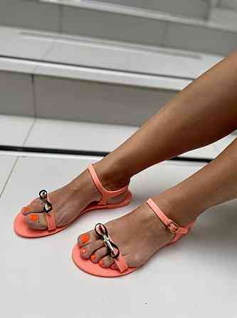 Vices Яскраві жіночі босоніжки з силікону літні VICES PT80-20 персикового кольору р. 39-40 Коломыя