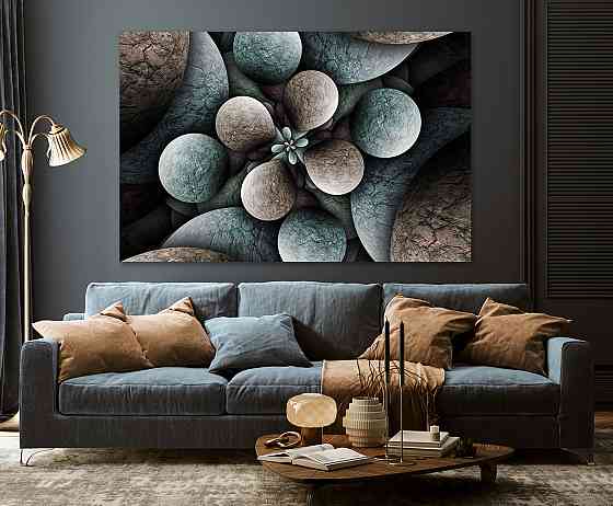 Картина полотно у вітальню / спальню Квітка   MLP_193    ( 60х30см ) 40x80 см Київ