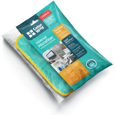 Серветки для прибирання ColorWay Мікрофібра для універсального застосування 600gsm 50 х 60 см 1 шт. (CW-5660) Вінниця - фото 7