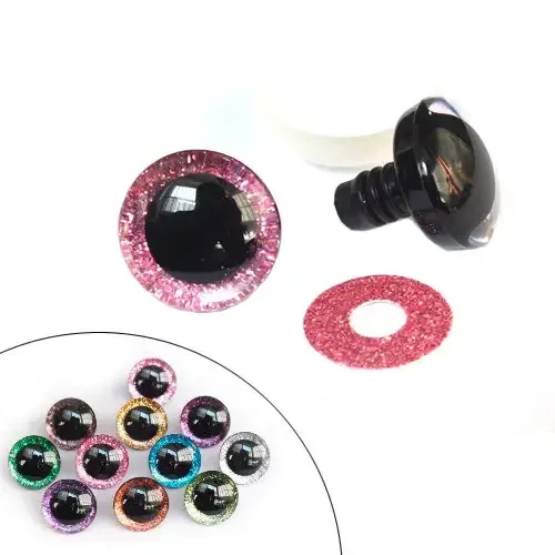 Набор цветных глазок для игрушек, 30 шт. Киев