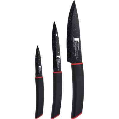 Набір ножів Bergner Keops Marble із покриттям (BG-1151-BK) Вінниця