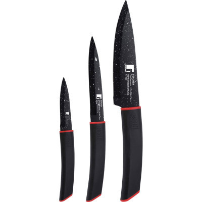 Набор ножей Bergner Keops Marble із покриттям (BG-1151-BK) Винница - изображение 1