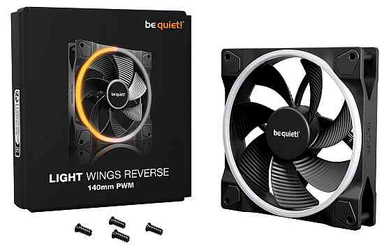 Вентилятор be quiet! Light Wings 140mm PWM Reverse Black (BL134) ( 22497 ) Харків