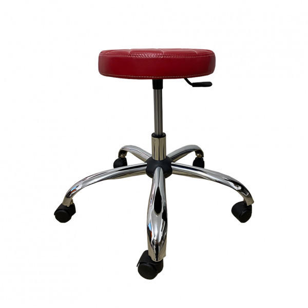 Стілець для майстра без спинки Йола на хромованій ніжці Київ - фото 5