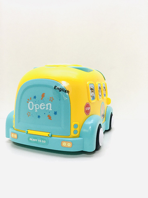 Сейф-скарбничка A-Toys Автобус звук /світло/ Жовтий (8118) Чернігів - фото 4