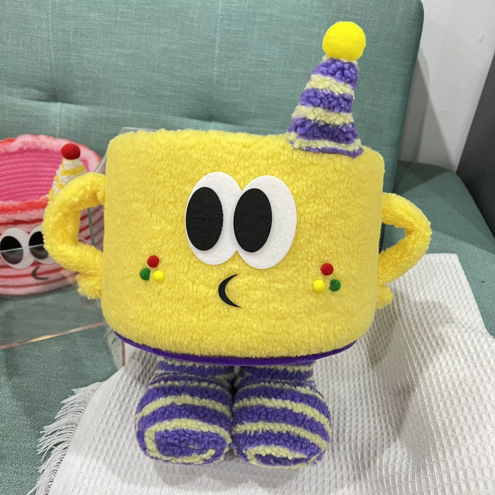 Корзина для игрушек плюшевый органайзер в детскую комнату мягкий для вещей и игрушек детская жёлтая Каменец-Подольский - изображение 1