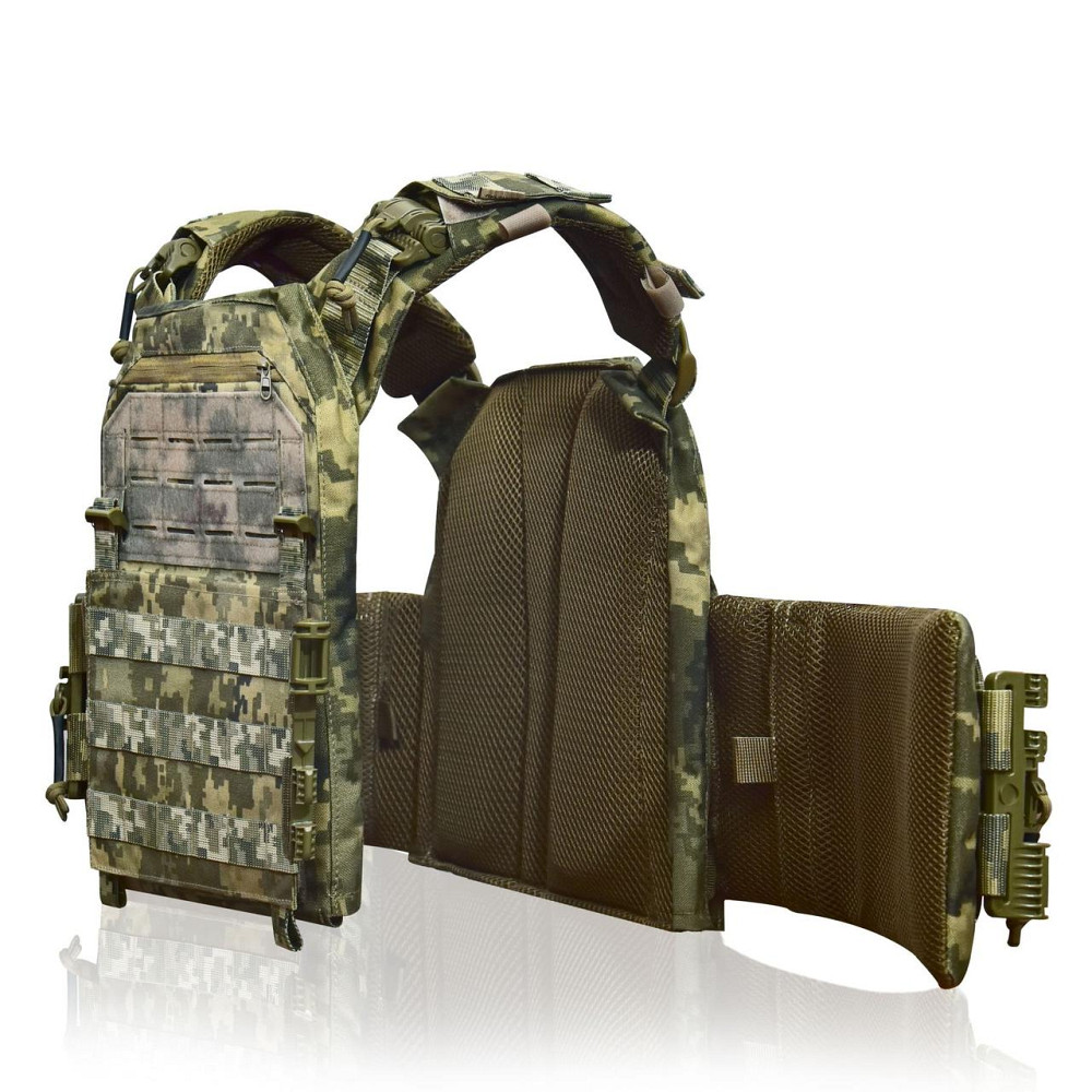 Плитоноска тактична без плит MPS М8 Pro Cordura 1000 Піксель mm14 Вінниця - фото 7
