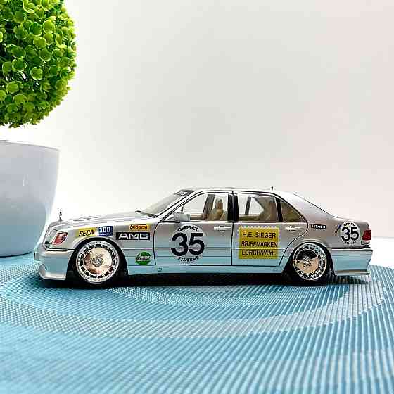 Машинка Авто Експерт Mercedes-Benz S-Class W140 металопластикова 1:24 звук світло інерція відчиняються двері капот багажник Сіра Чернігів