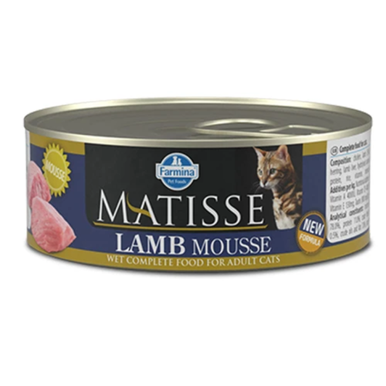 Вологий корм Farmina Matisse Cat Mousse Lamb для дорослих котів, з ягням, 85 г Київ