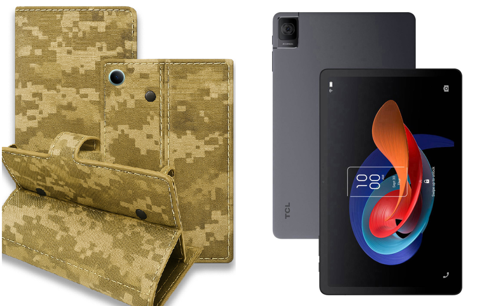 Книжка-трансформер для планшета Tcl Tab 10, Tab 10L, Tab 10S, колір Black Pixel Київ - фото 1