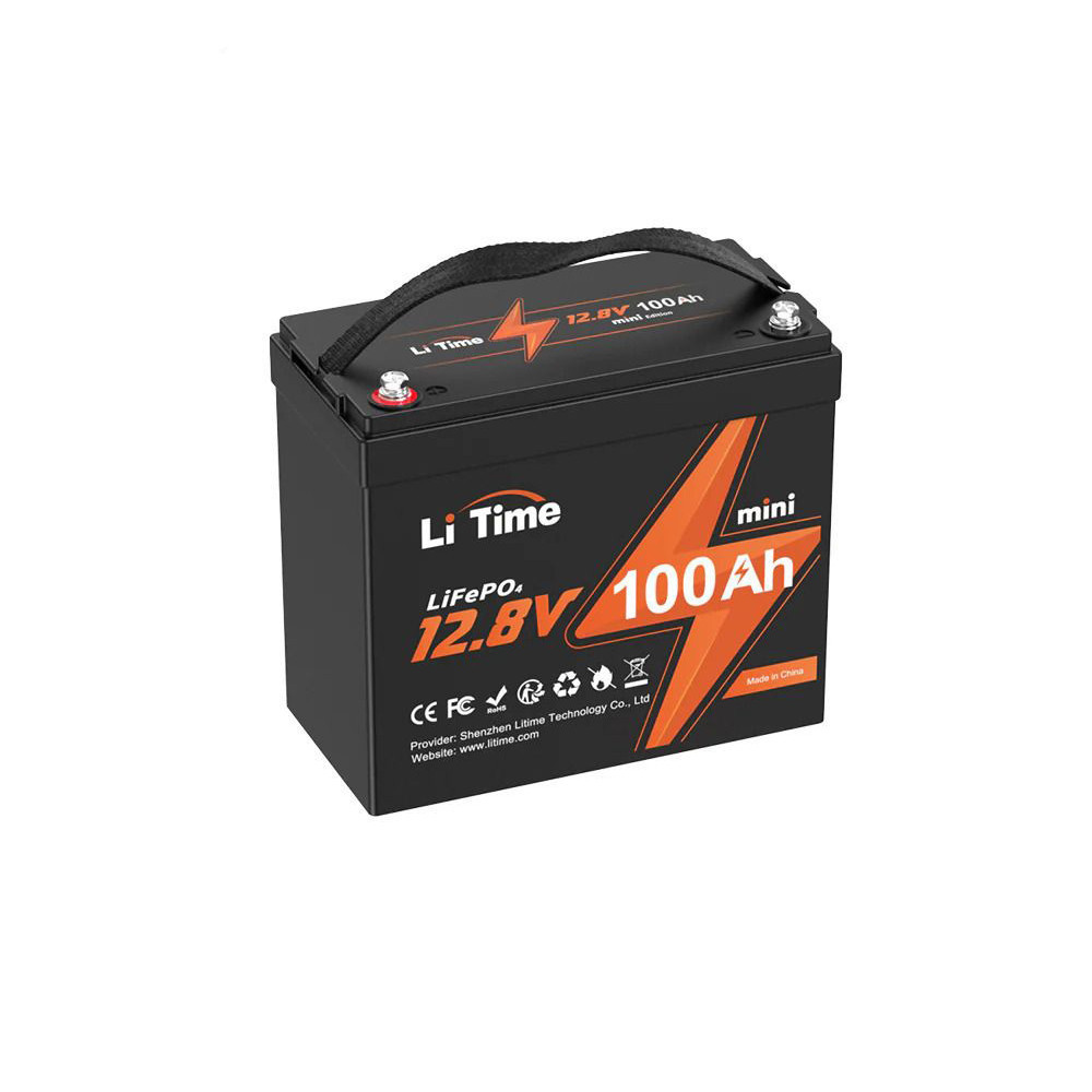 Акумуляторна батарея літій-залізо-фосфатна 12.8В 100А*год LiFePO4 LiTime Mini L12V100-100-MINI-16-A60 (44-00511) Киев - изображение 2