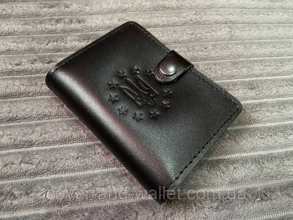 Кожаная женская обложка для авто документов и ID-паспорта ST Leather Киев - изображение 9