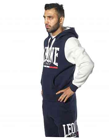 Толстовка Leone Fleece White/Blue L Кам'янське