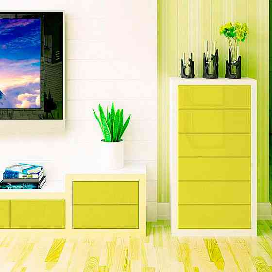 Самоклеющаяся пленка 0,45х10м х 0,07мм Желтая SW-00000827 Днепр