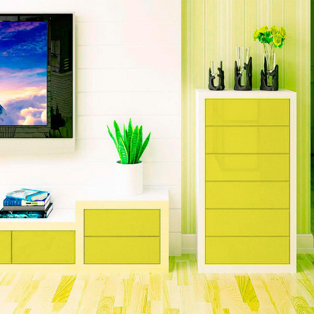 Самоклеющаяся пленка 0,45х10м х 0,07мм Желтая SW-00000827 Днепр - изображение 5