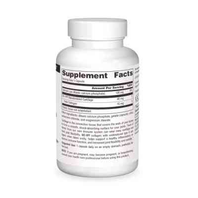 Вітамінно-мінеральний комплекс Source Naturals Колаген неденатурований тип II, UC-II, 60 капсул (SN2375) Вінниця