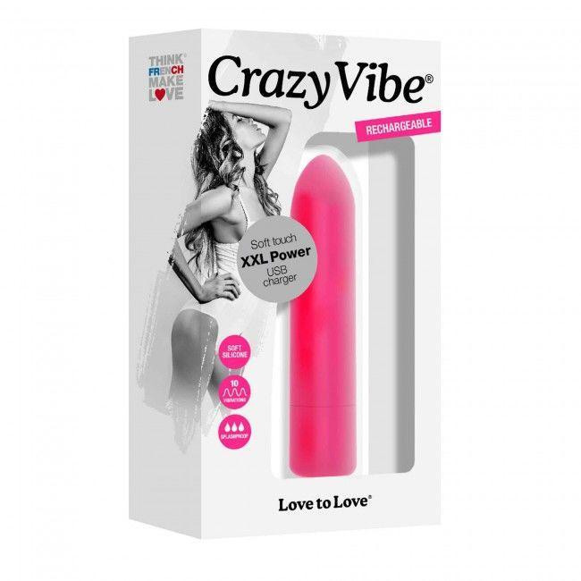 Вибропуля Love To Love Crazy Vibe перезаряжаемая Sex Aura Киев - изображение 3